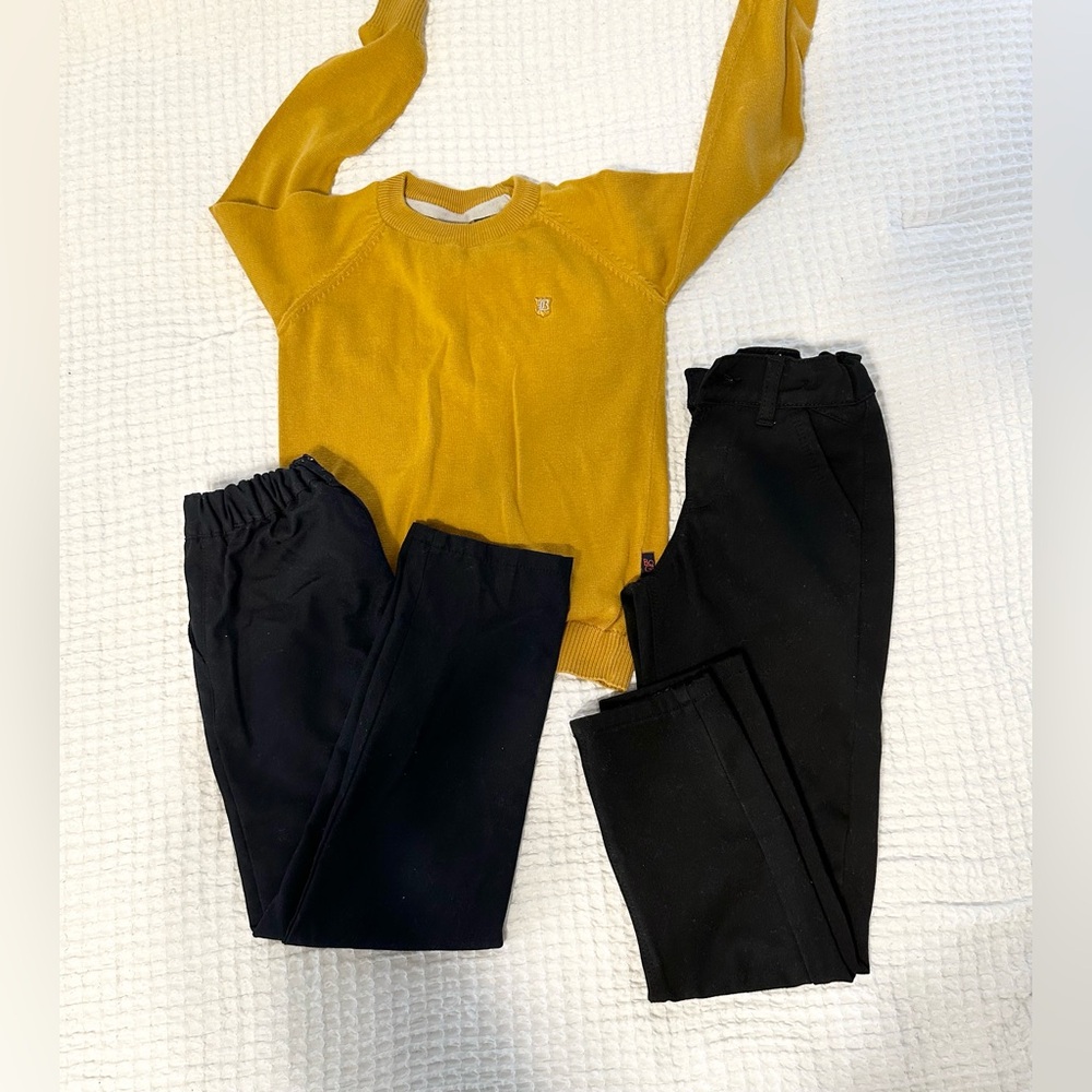 kids clothes bundle 7-8 Years 1 Sweater And 2 Pants‎